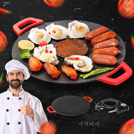 💥Hot Sale For 50% 0FF💥🍳Quality Life🍳Non-Stick Electric Indoor Grill Pan