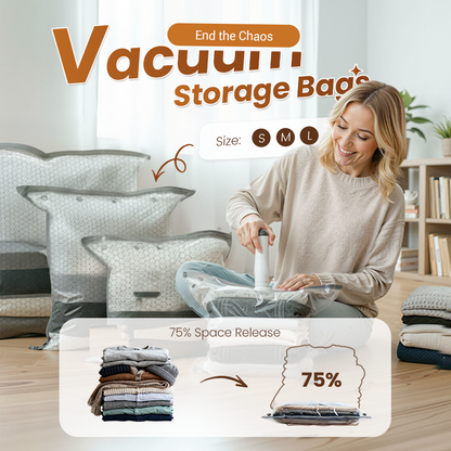 【2026 Upgraded】 Cordless Travel Vacuum Storage Bag Set – 15-Pack Compression Bags for Carry-On Suitcases – 140L/Min Powerful Air Removal – USB Rechargeable Handheld Pump with Built-In Battery – Space Saver for Clothes & Packing， waterproof, reusable