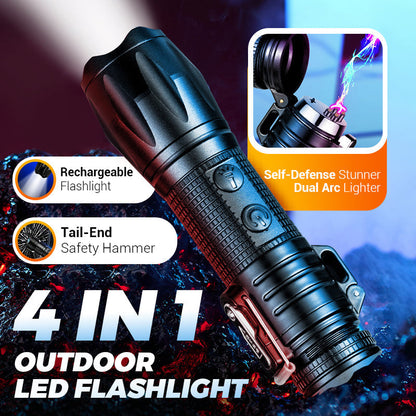 ⚡2025 new hot sale🔥 4 in 1 Outdoor LED Flashlight