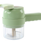 4-in-1 manual electric vegetable cutter setMultifunction cordless food processor