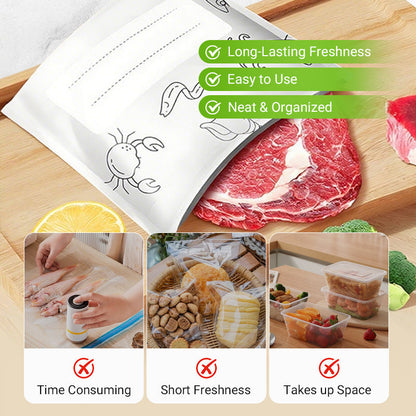 🥦Reusable Aluminum Foil Sealable Storage Bags🍅