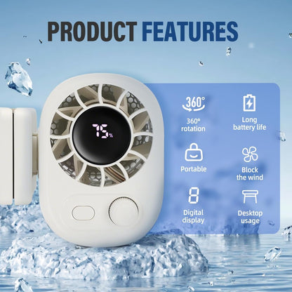 ❄️Portable Adjustable Clip-On Mini Fan