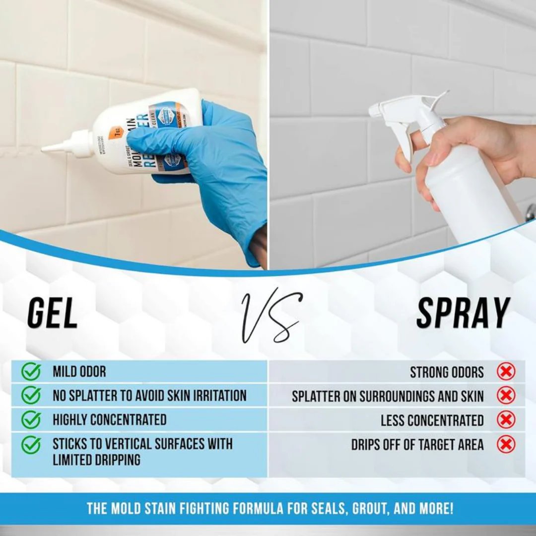 🏠 Mold Removal Gel – Heavy Duty Formula, Multi-Surface Cleaner & Works on Shower & Tile 🧽✨