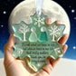 🌊Snowflake-Shaped Sea Glass Friendship Decor❄✨ Shaped by Nature & Crafted by Hand!