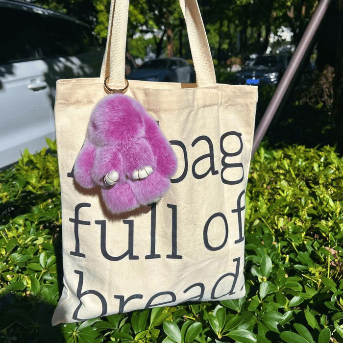 🐰BunnyLulu Handmade Bunny Keychain with Designed Tin Box,Cute Gift, Travel Accessory, Birthday Present for Girls & Women