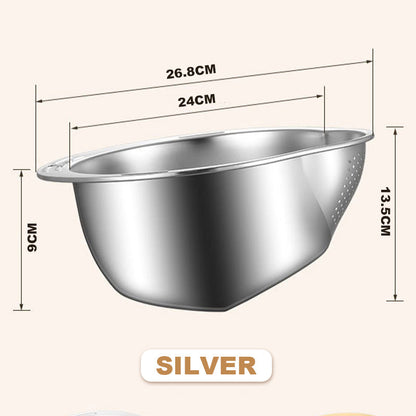 🔥Limited Sale 50% OFF🔥Stainless Steel Rice Strainer Bowl
