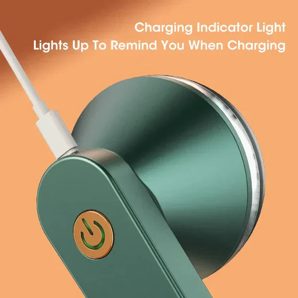 Rechargeable Fabric Shaver with 2 Replaceable Stainless Steel 6-Leaf Blades(1 Free Extra Included) | Lint Remover with 3-Speed Settings  - Efficient Sweater and Lint Shaver for Clothes, Removing Fuzz, Lint Balls, Pills, and Hairballs.Christmas Gift.