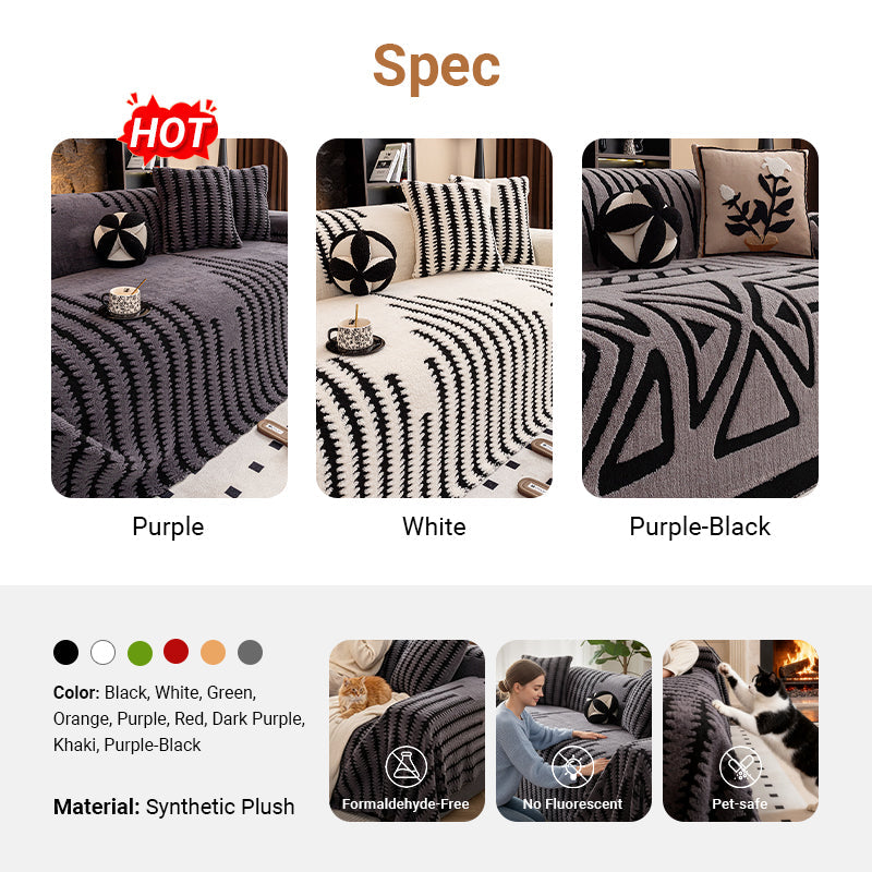 ⚡30K+ SOLD! ⚡Soft Plush Non-Slip Couch Cover