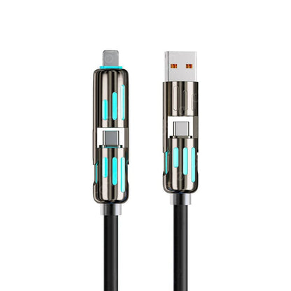 ⚡4-in-1 USB Charging Cable fast charging MAX 240W (With Box)⚡