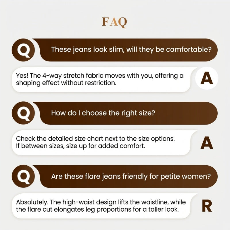 🎁2026 New Arrivals 60% OFF👖Stretch Flare Jeans With A High Waist