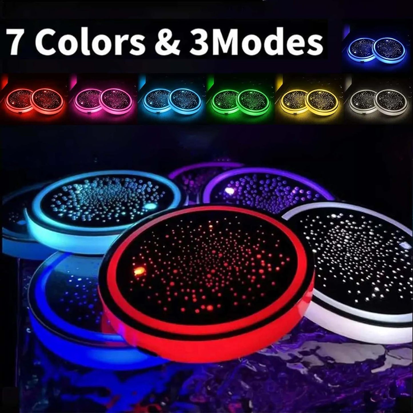 🔥Limited Time Buy 1 Get 1 Free✨LED Car Cup Holder Lights