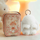 🐰BunnyLulu Handmade Bunny Keychain with Designed Tin Box,Cute Gift, Travel Accessory, Birthday Present for Girls & Women