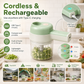 4-in-1 manual electric vegetable cutter setMultifunction cordless food processor