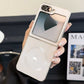 Electroplated Frosted Magnetic Case Cover for Samsung Flip Series