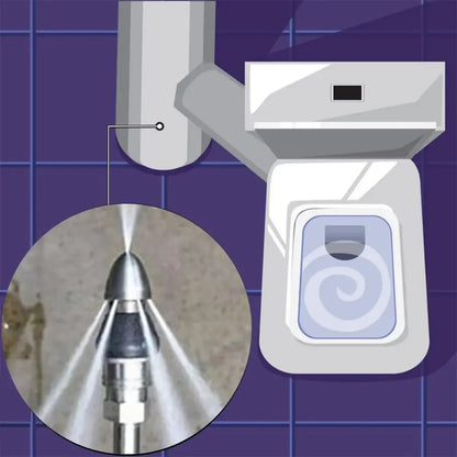 🔥Sewer cleaning tools High-pressure nozzle