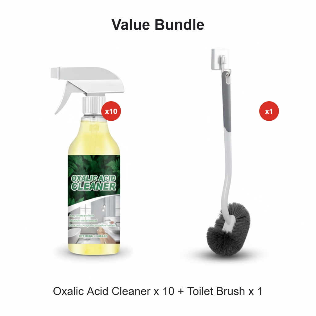 🥳2026 HOT SALE🥳💞50K+ SOLD!💥🔬 【CLEARANCE!】Molecular-Level Cleaning Tech! Oxalic Acid Cleaner Dissolves Rust & Limescale 78% OFF🚽✨