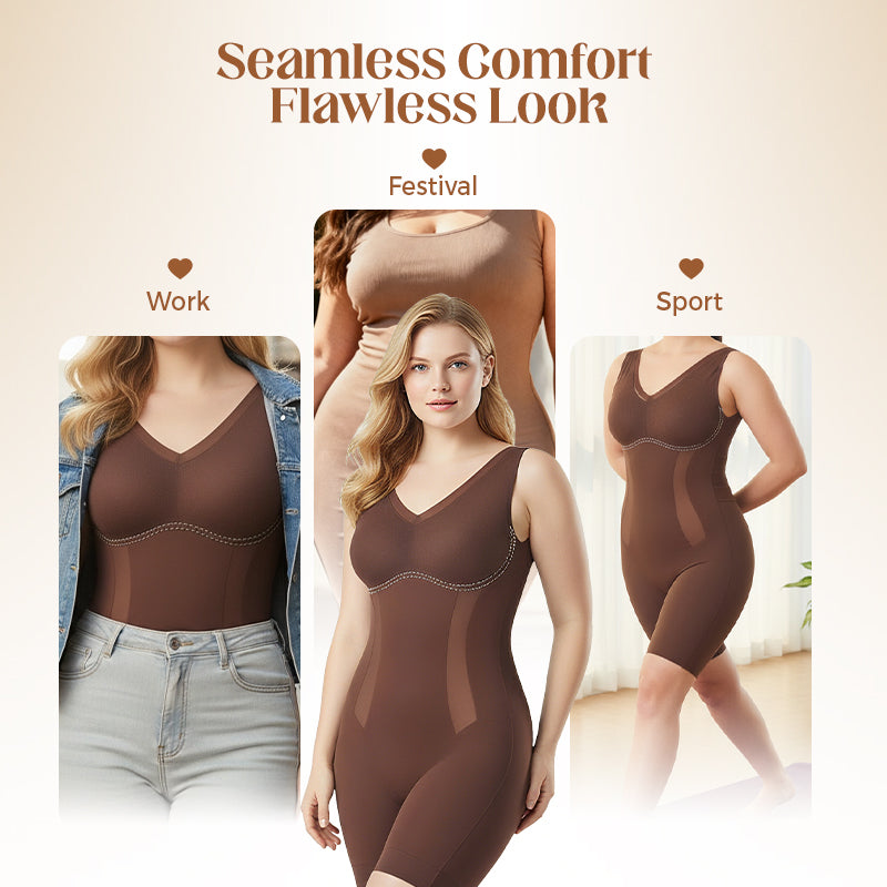 🥳2026 SPRING HOT 🥳💞50K+ SOLD!💕🦋One-Piece Traceless Shapewear! Embrace your curves with gentle lift & control. Breathable, invisible fit for all-day ease & a smoother you. 🦢🌸