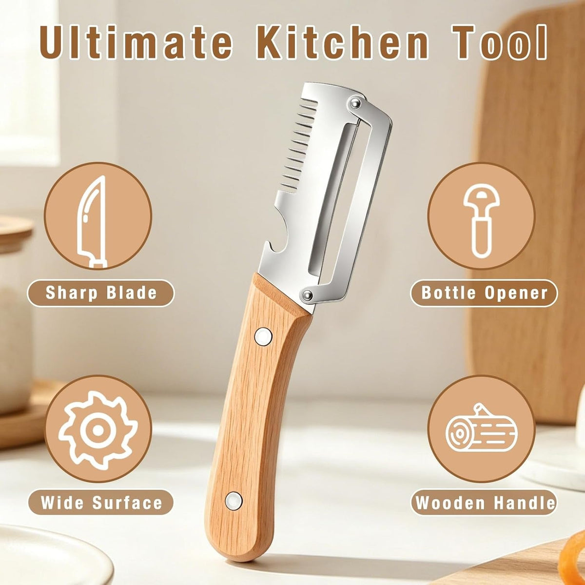 🔥50% OFF NOW! Multi-functional vegetable peeler for kitchen, easy & efficient peeling 🥕🥔🔪✅💥
