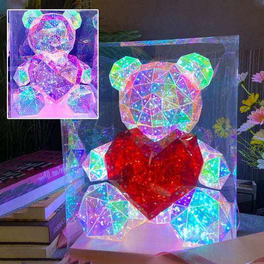 💕Anniversary Special - 50% OFF🎁 Colorful Glowing Bear