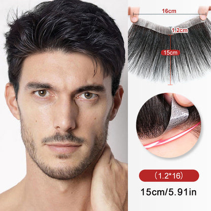 Men's Forehead Bangs Wig Patch