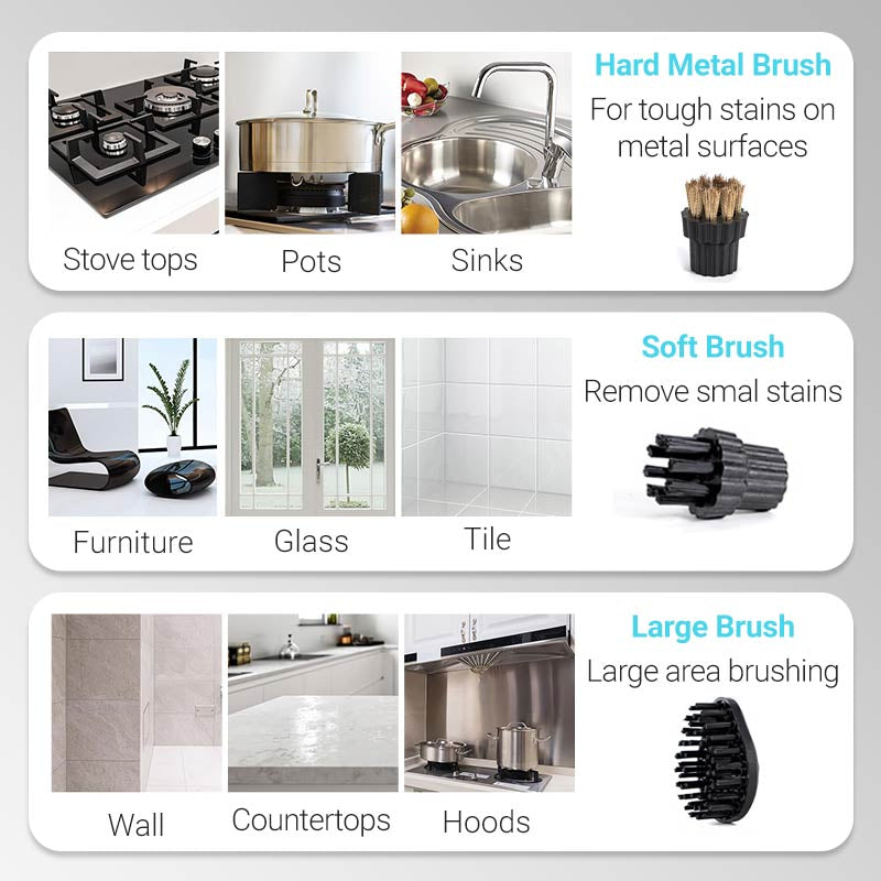 ✨2500W Handheld High-Temperature Pressurized Steam Cleaner