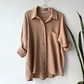 🔥Long Sleeve Solid Color Shirt Shorts Set
