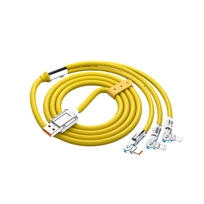 🔥120W 3 in 1 Rotating Elbow Fast Charging Data Cable⚡