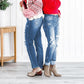🔥HOT Sale🔥Women's Tummy Control Distressed Cuffed Boyfriend Jeans