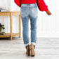 🔥HOT Sale🔥Women's Tummy Control Distressed Cuffed Boyfriend Jeans