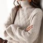 Women's Cozy Loose Turtleneck Sweater