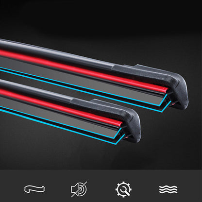 🌧️🔇 4-Layer Silent Windshield Wipers! Whisper-Quiet Wiping, Zero Visibility Blind Spots in the Rain 🚗