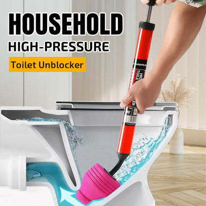 🚽  Heavy-Duty Toilet Plunger – Powerful Suction, Anti-Splash Design, Durable & Easy to Store 🧹