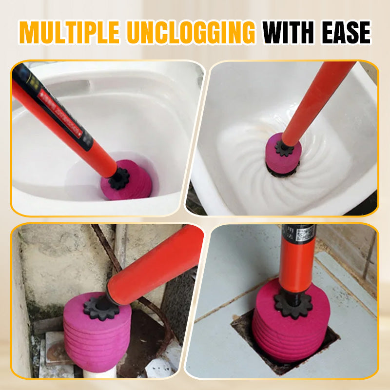 🚽  Heavy-Duty Toilet Plunger – Powerful Suction, Anti-Splash Design, Durable & Easy to Store 🧹