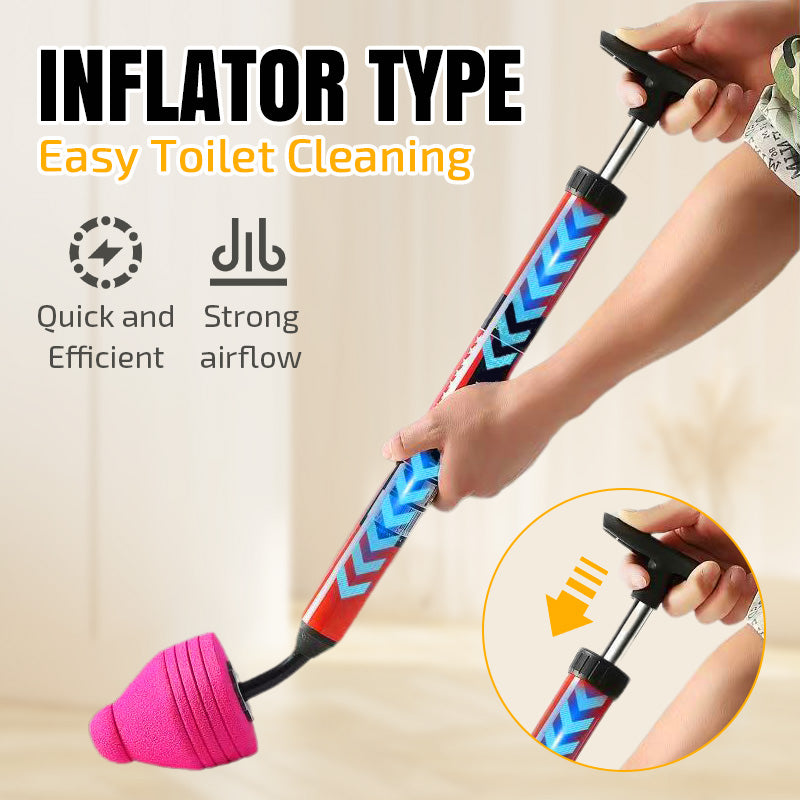 🚽  Heavy-Duty Toilet Plunger – Powerful Suction, Anti-Splash Design, Durable & Easy to Store 🧹