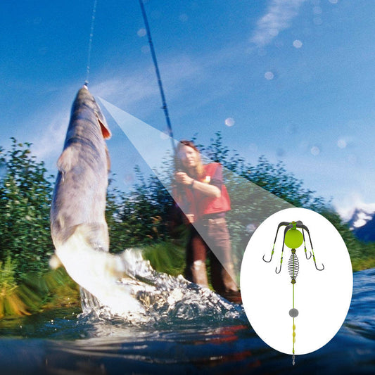 💯Limited Time Half Price-Four Hook Anti-tangle Fishing Kit