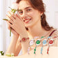 Women's Colored Zircon Bracelet Watch