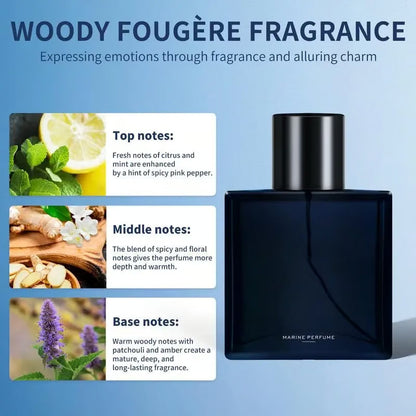🔥【2025 Marine Tech】Men’s Natural Long-Lasting Marine Perfume 🔥 | Antarctic Krill Extract | 72H Mineral-Infused Scent | Plastic-Free Packaging