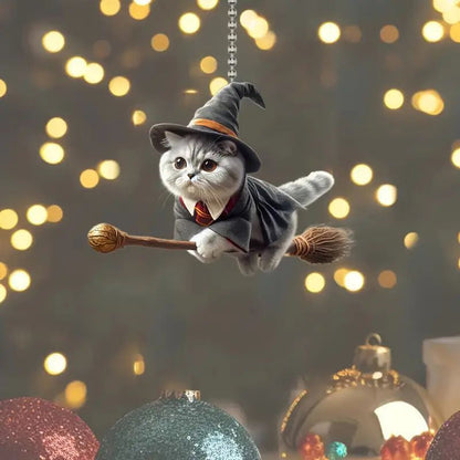 Acrylic Adorable Cat Hanging Ornament