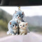 Acrylic Adorable Cat Hanging Ornament