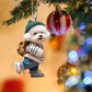 Acrylic Adorable Cat Hanging Ornament
