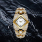 ⏳ Limited time 50% off! 💥Women's Retro Quartz Watch with Sparkling Rhinestones（The more you buy, the higher the discount）