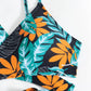 Women's 3-Piece Sexy Floral Print Swimsuit