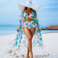 Women's 3-Piece Sexy Floral Print Swimsuit