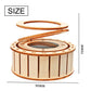 ⚡2025 new hot sale🔥Solar Powered Rotating Double Ring Wooden Puzzle Toy