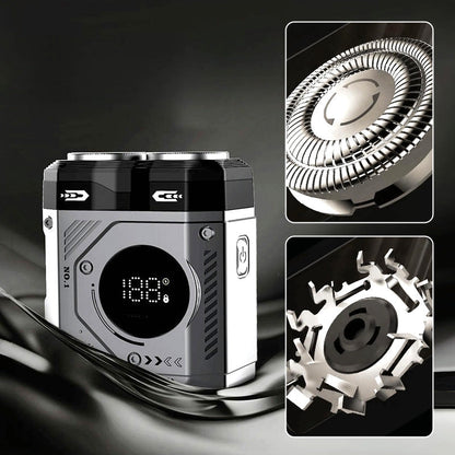 ⏰Limited-time offer 49% OFF🔥2025 New 💥 Men's Portable Dual-Blade Washable Shaver