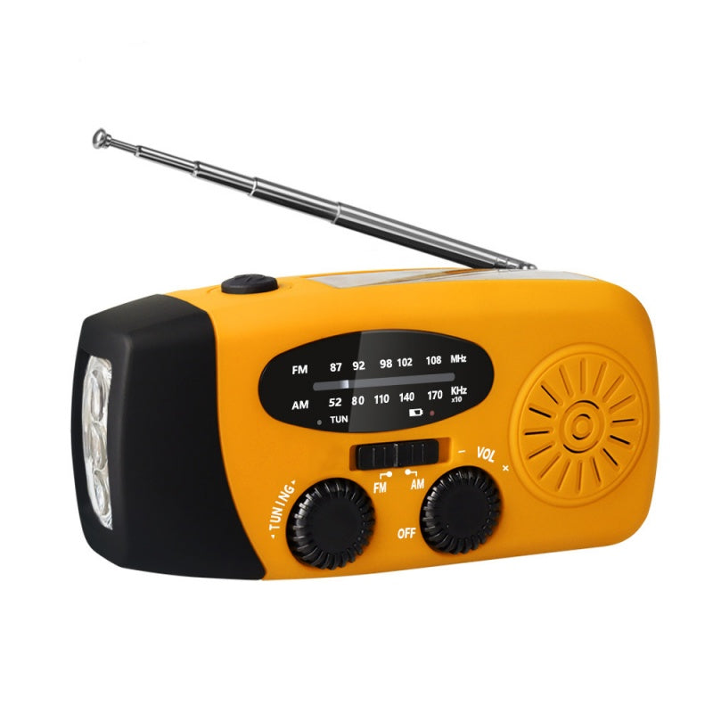🔥50% OFF NOW! Solar emergency radio with power bank, hand crank & weather alert 📻☀️🔋✅