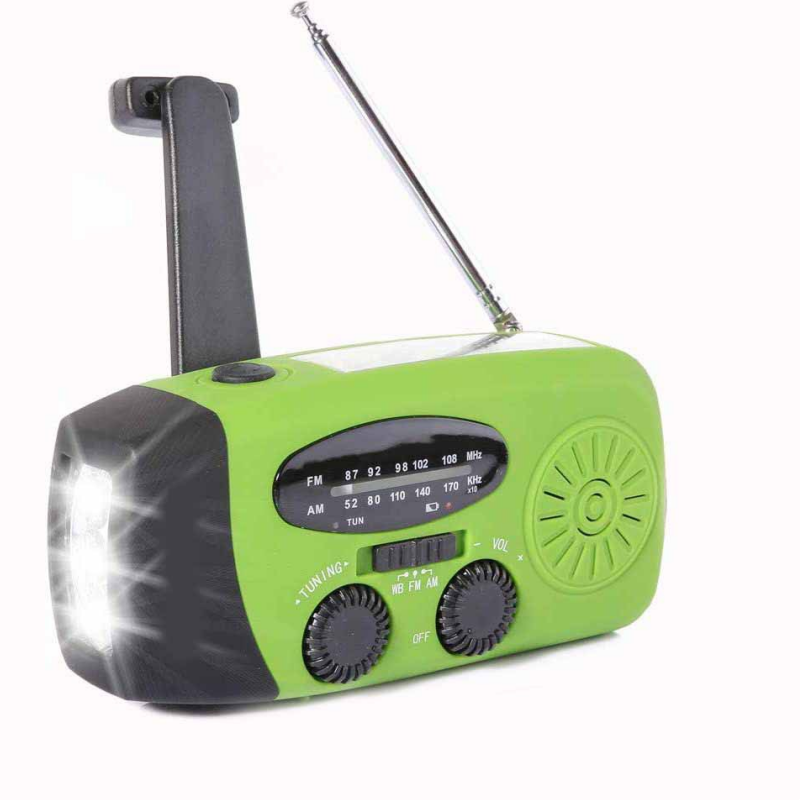 🔥50% OFF NOW! Solar emergency radio with power bank, hand crank & weather alert 📻☀️🔋✅