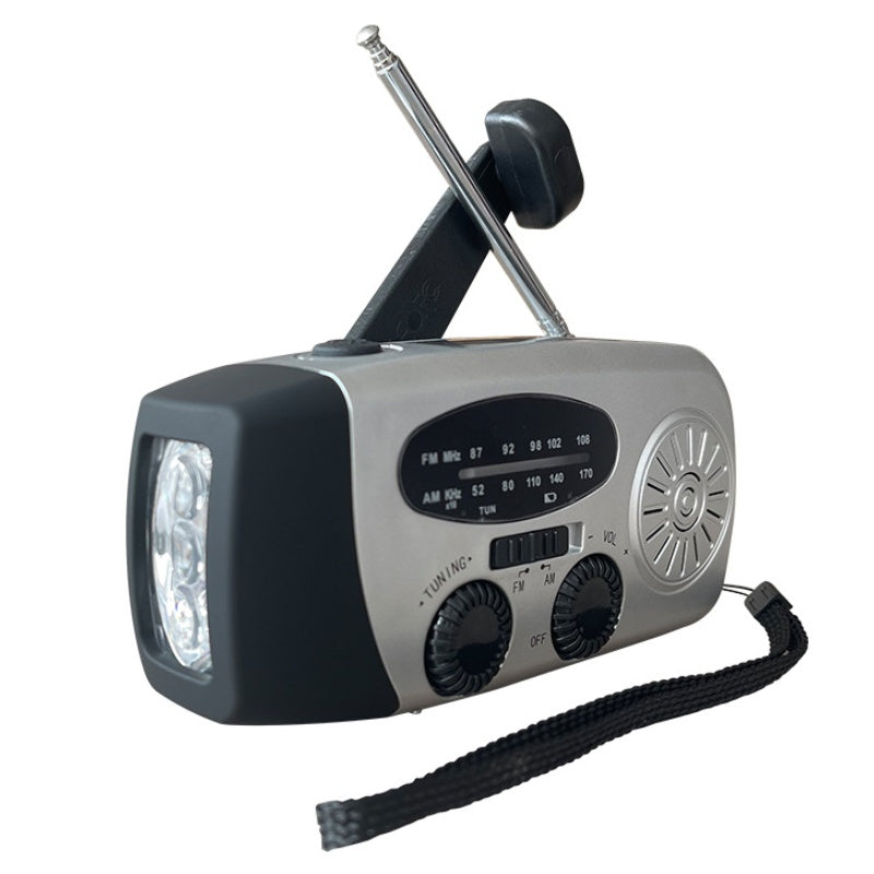 🔥50% OFF NOW! Solar emergency radio with power bank, hand crank & weather alert 📻☀️🔋✅