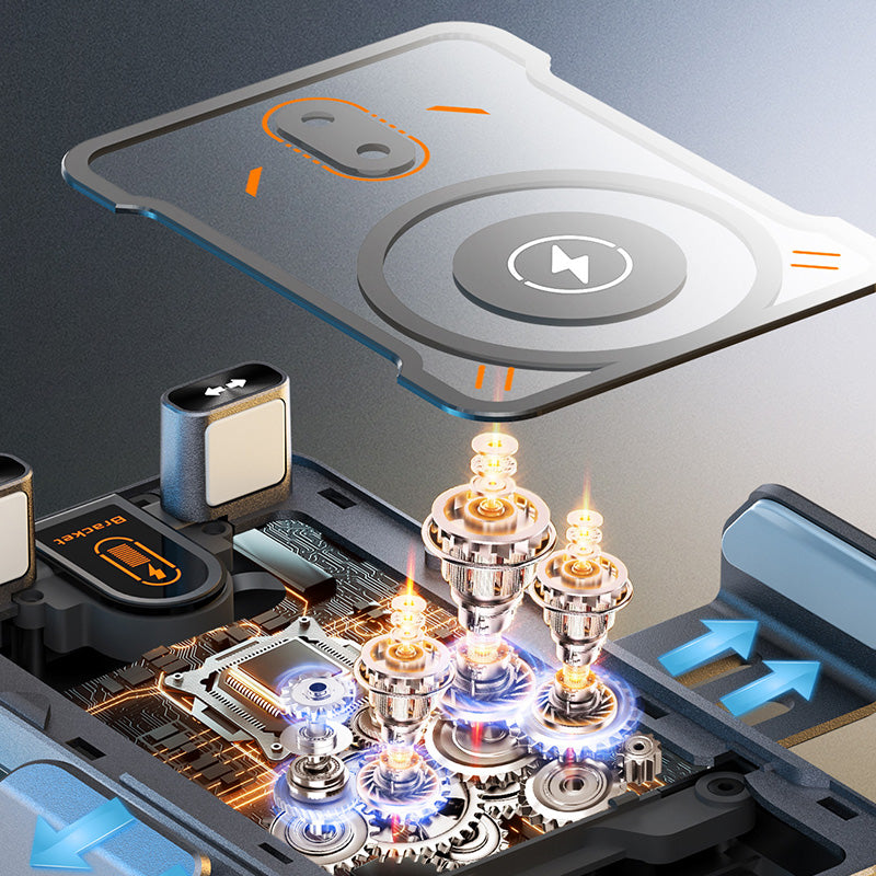 📢📢50%  OFF !! 🚗📱 2-in-1 Car Phone Holder & Wireless Charger – 360° Rotation, Strong Grip & Fast Charging 🔋