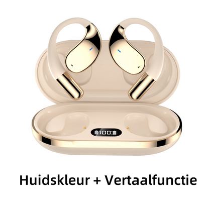 Wireless Open-Ear Earbuds with LED Display
